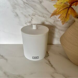 Faux Marble Bathroom Organizer with Lid